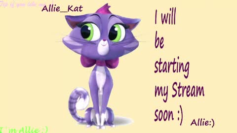Allie online show from April 26, 1:53 pm