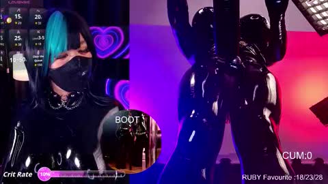 Latex Ruby online show from March 20, 2:34 am