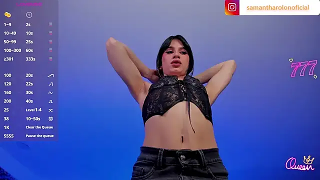 Samantha Rolon online show from June 11, 3:15 am