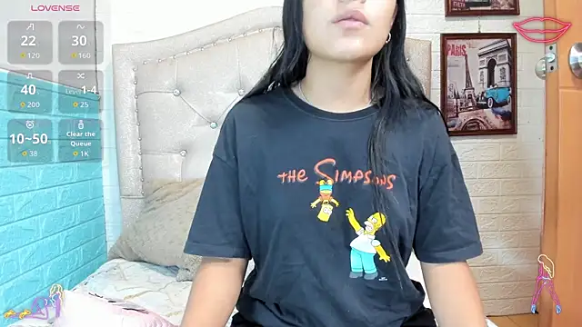 LITTLE-NESSA online show from April 20, 1:13 pm