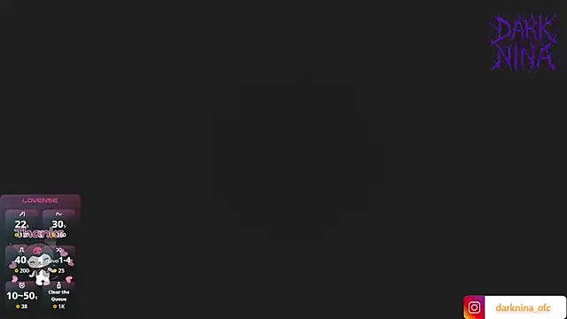 dark nina   online show from April 1, 3:30 am